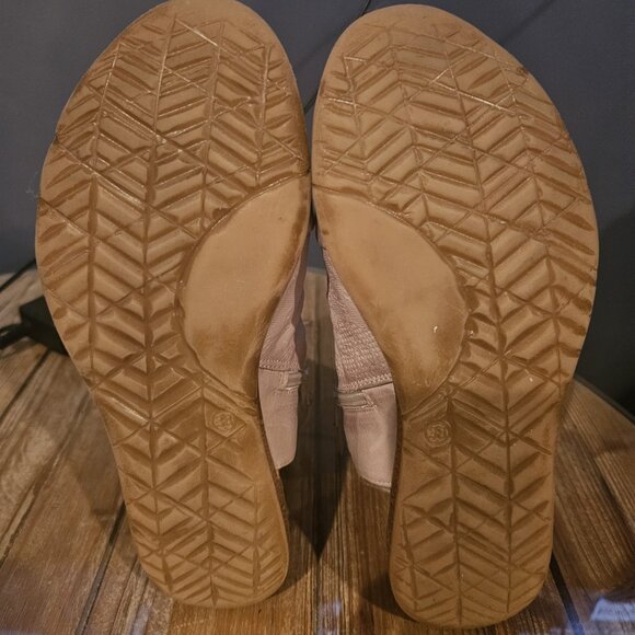 NEW Miz Mooz Wide Width Leather Rutched Sandals - Flaire - Picture 4 of 4